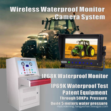 Wireless Waterproof Camera System for Farm Tractor, Combine, Cultivator, Plough, Trailer, Truck